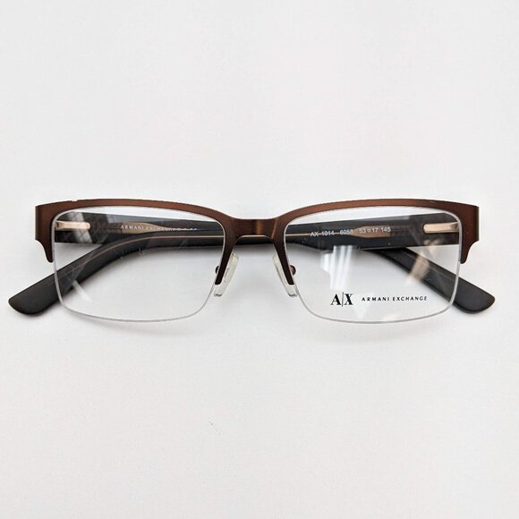 🕶️Armani Exchange AX1014 6058 Eyeglasses 53/17 145 /KAB516🕶️​ - Picture 1 of 6